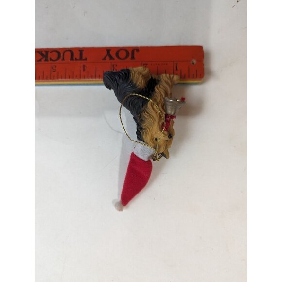 Yorkie dog christmas ornament  Holiday Yorkshire Terrier 3 inch - Picture 5 of 5